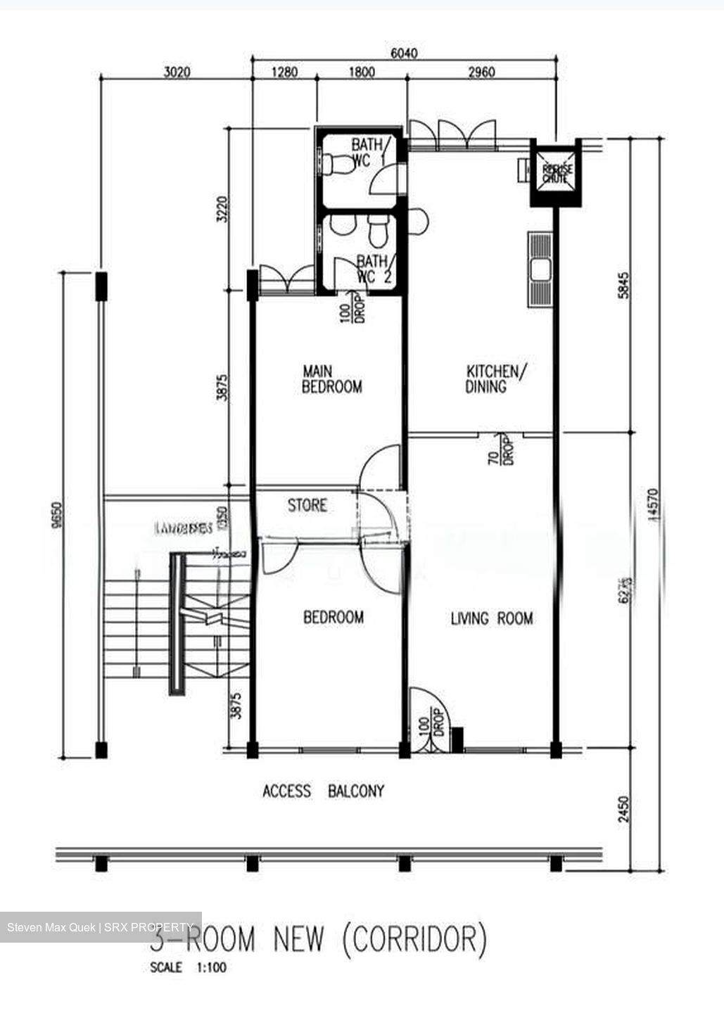 Blk 145 Woodlands Street 13 (Woodlands), HDB 3 Rooms #548490291